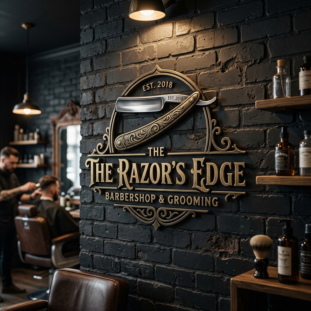 Barbearia Premium Logo